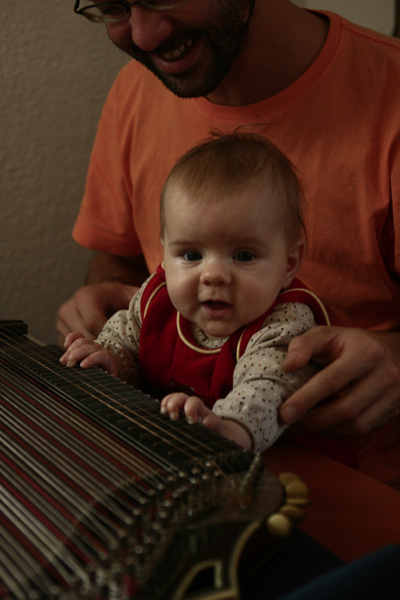 Bild erste Zitherstunde